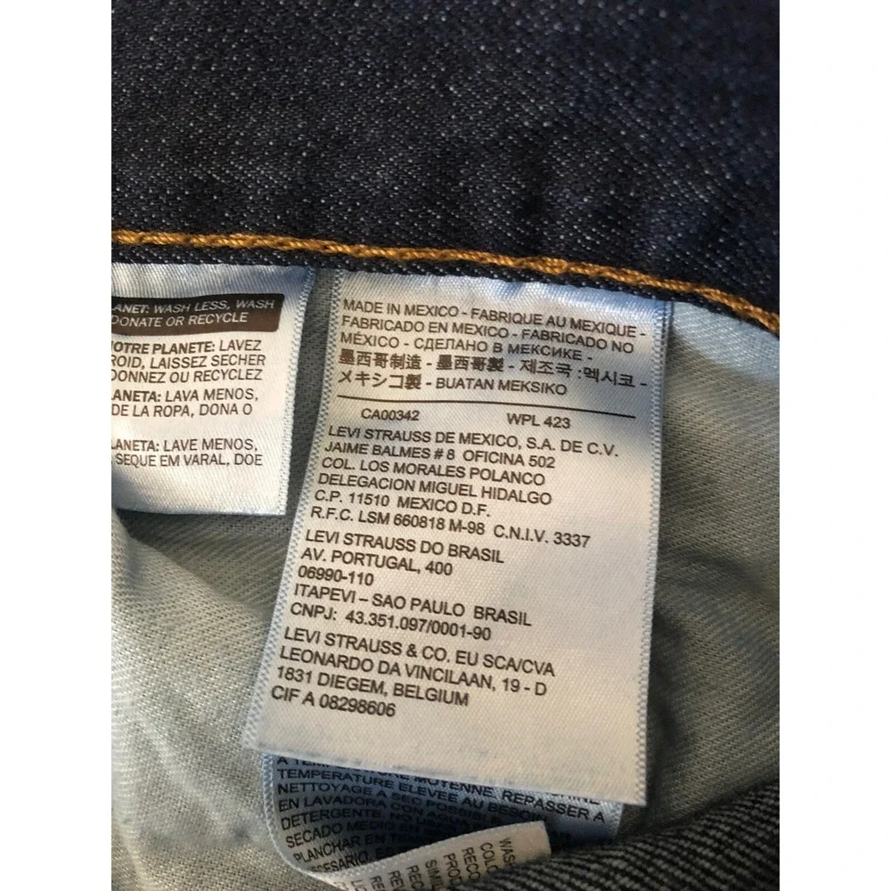 Levi's 514 Men's Straight Leg Jeans Size 40 x 32 100% Cotton E U C